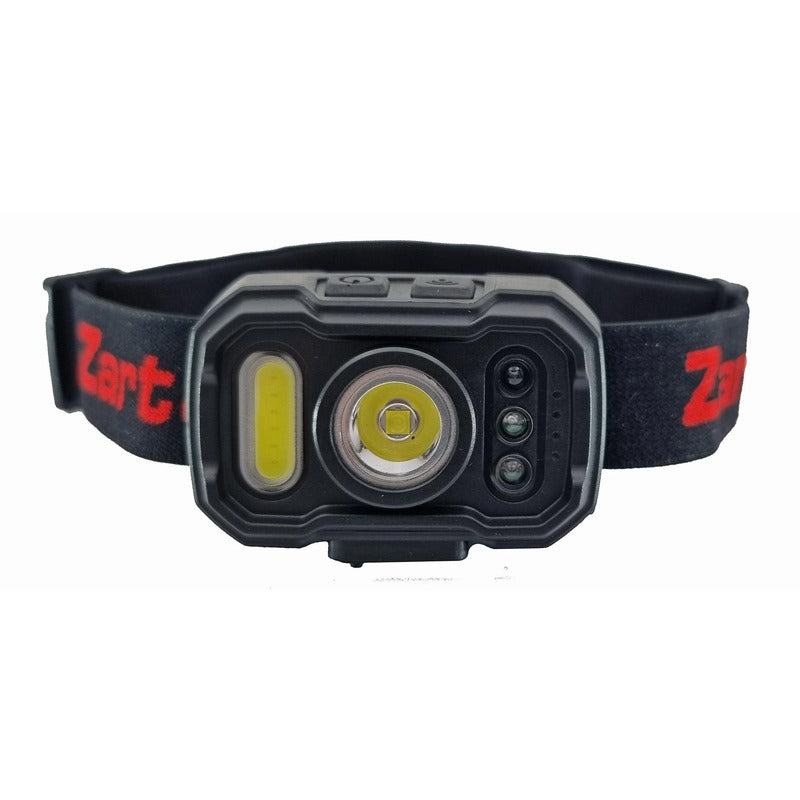 Zartek ZA-132 Headlamp 1000 Lumen 8W LED with COB 7 Modes USB-C Rechargeable Hand Sensor