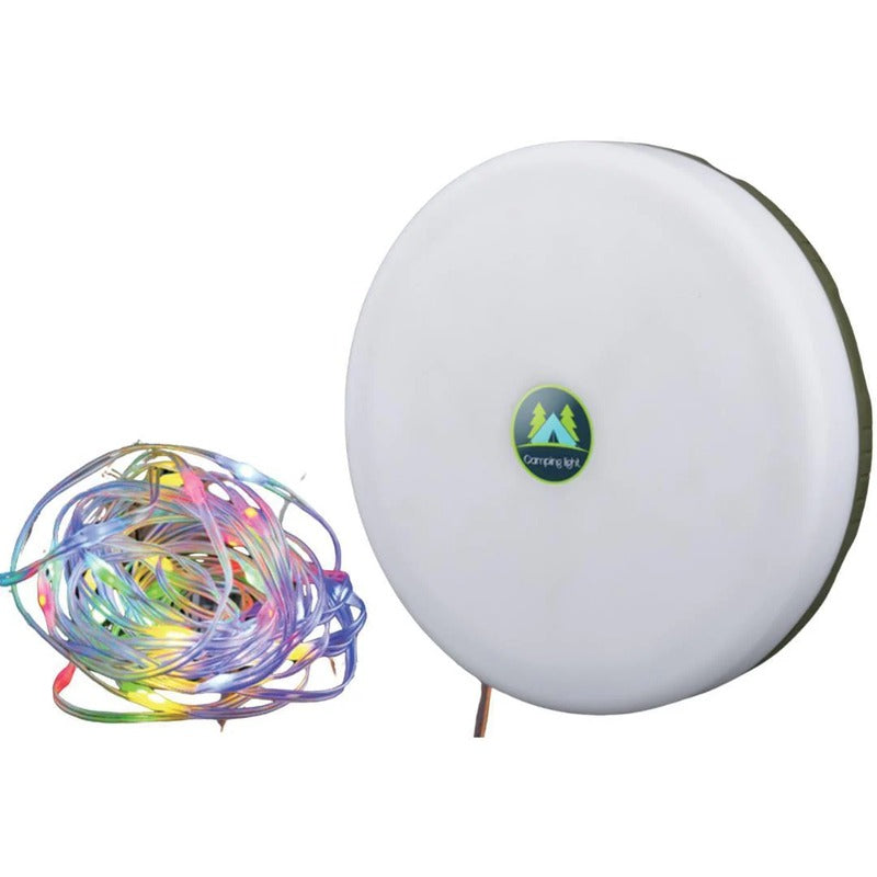 Zartek ZA-362 20m LED Colour String 48 SMD Cool White Retractable Magnetic USB-C 2000mAH