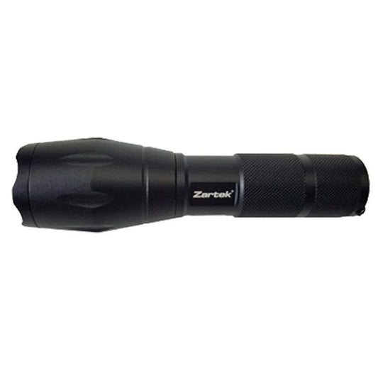 Zartek ZA-416-W Extreme Bright Flashlight 1000 Lumen USB Rechargeable with Orange Traffic Wand