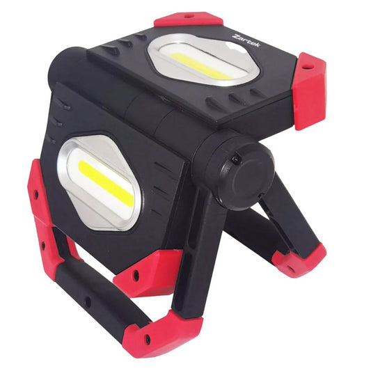 Zartek ZA-844 LED 20W Foldable Double Sided Worklight 2500 Lumen Rechargeable USB-C 4400mAH