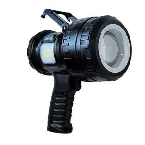 Zartek ZA-871-B Laser LED Spotlight Black 1200 Lumen Distance 850m Wide to Zoom USB-C