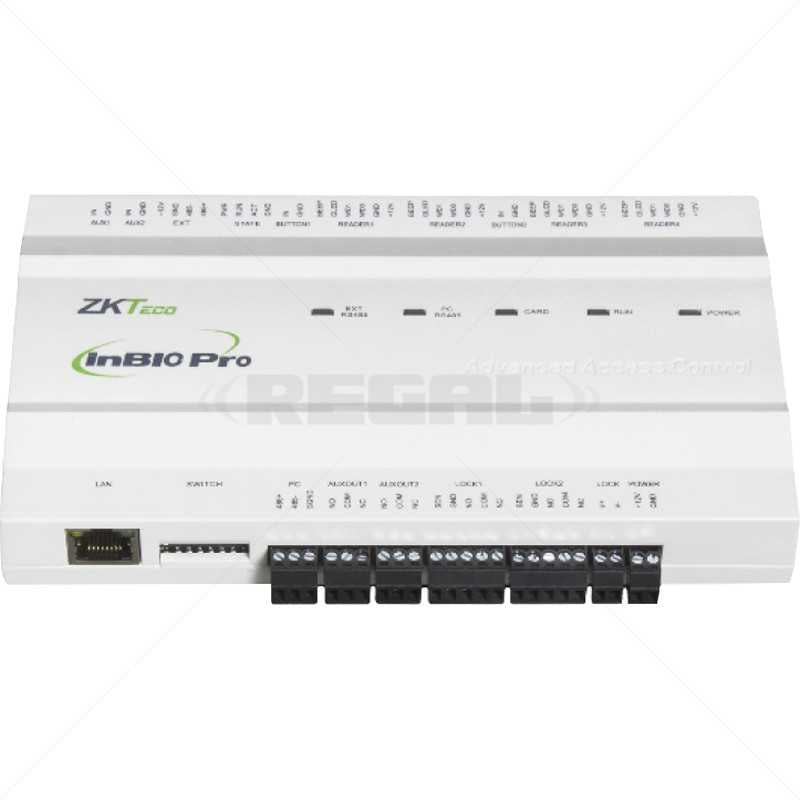 ZKTeco InBio260Pro Plus Door Controller - Two Doors - Green Label